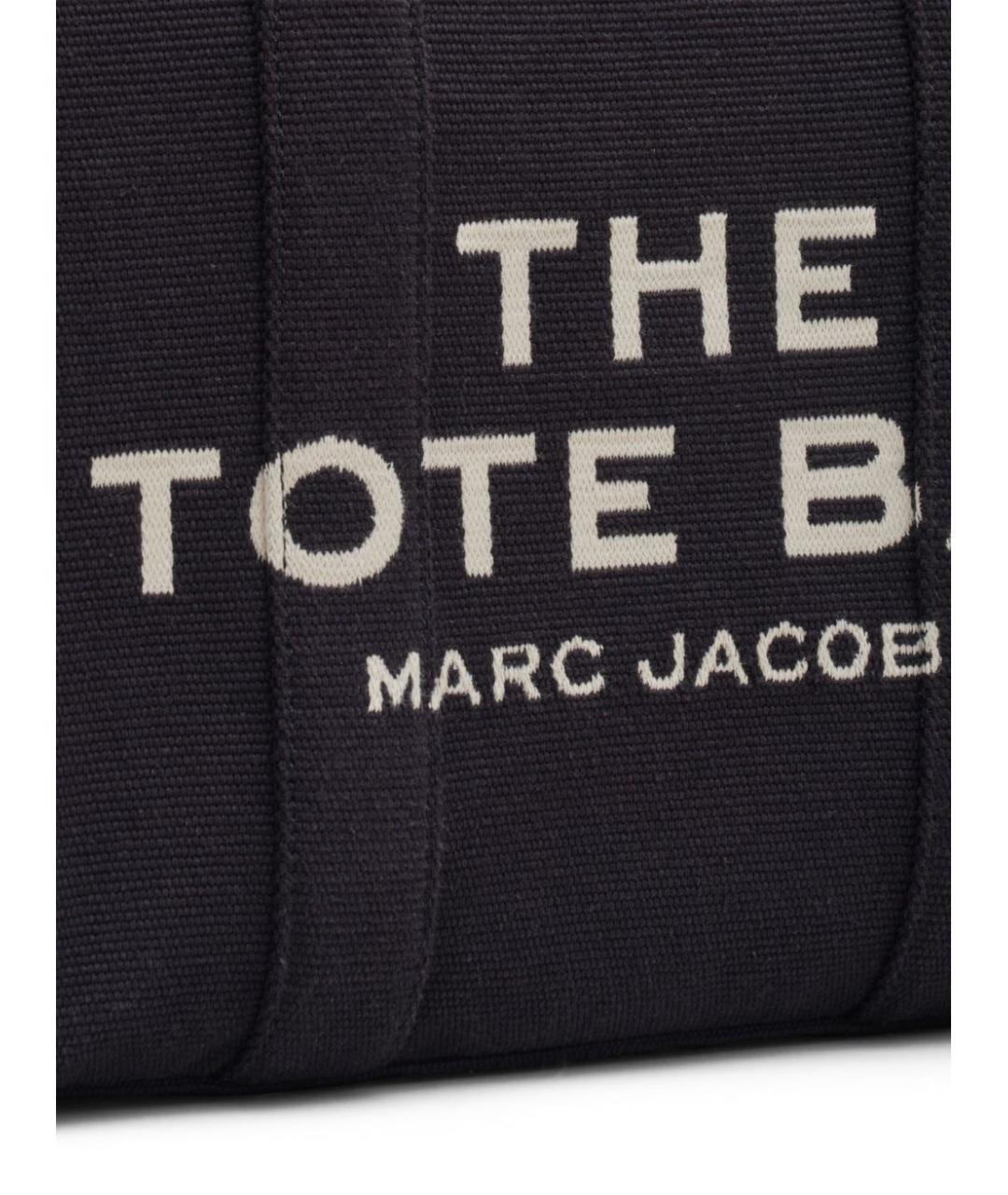 MARC JACOBS Черная хлопковая сумка тоут, фото 6