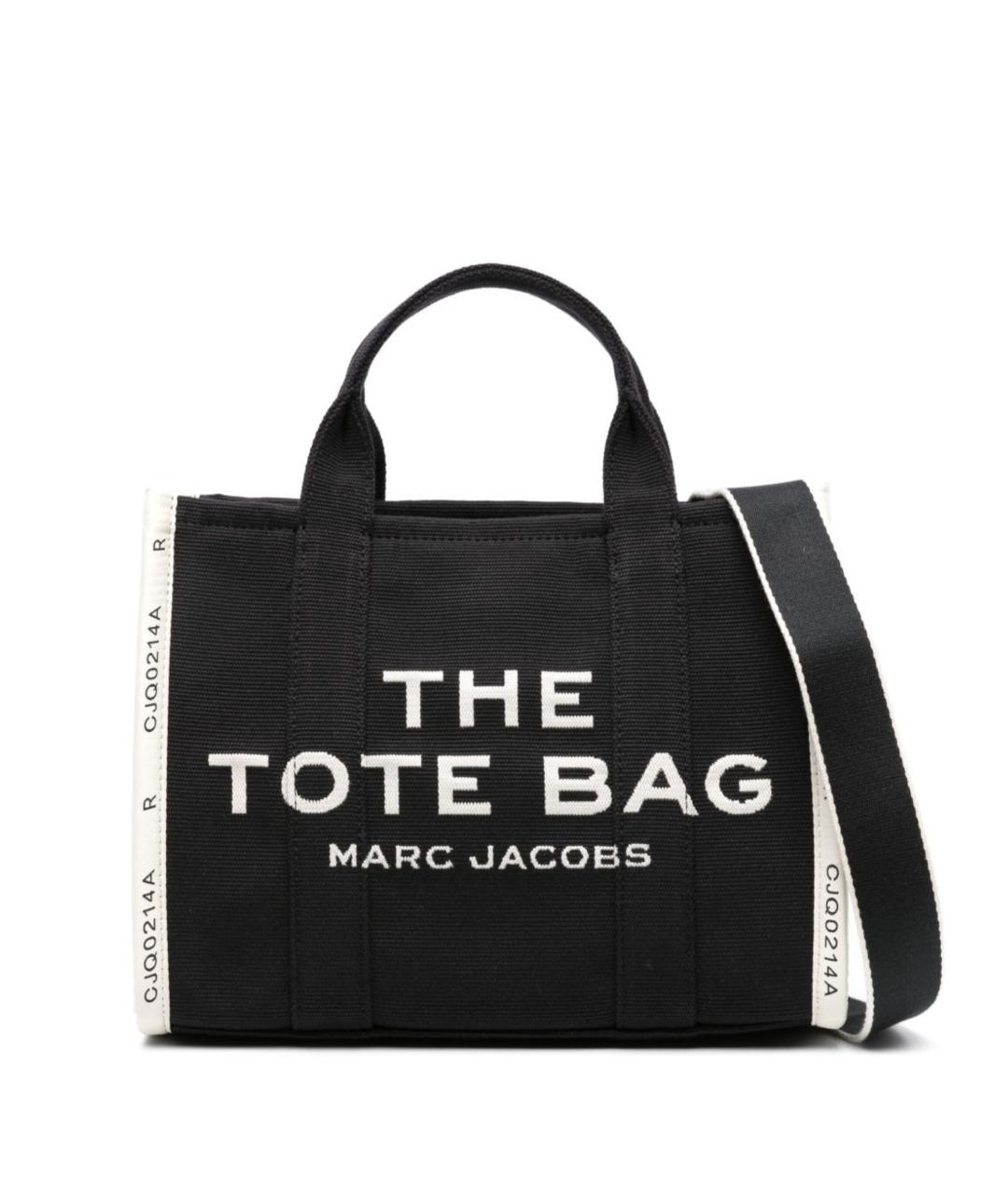 MARC JACOBS Черная хлопковая сумка тоут, фото 1