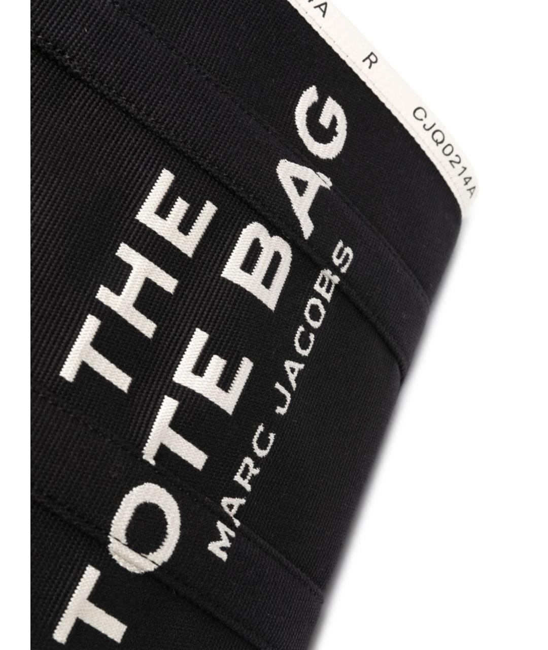 MARC JACOBS Черная хлопковая сумка тоут, фото 5