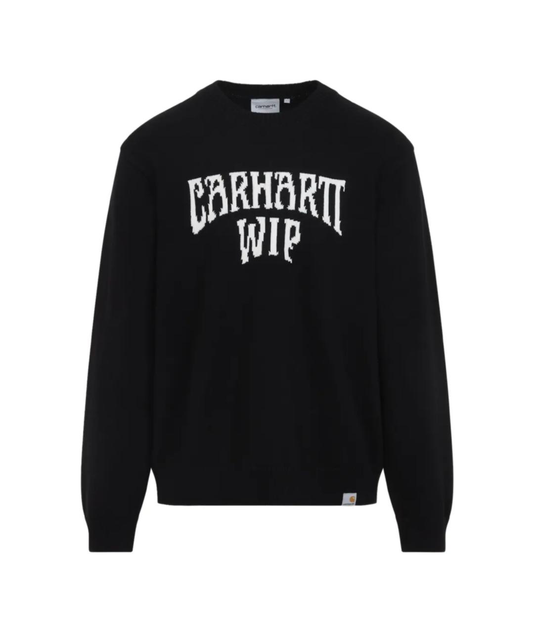 CARHARTT WIP Черный хлопковый джемпер / свитер, фото 1