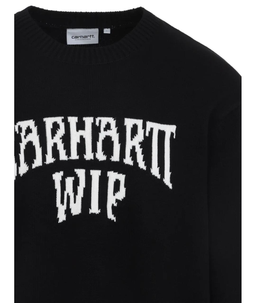 CARHARTT WIP Черный хлопковый джемпер / свитер, фото 3