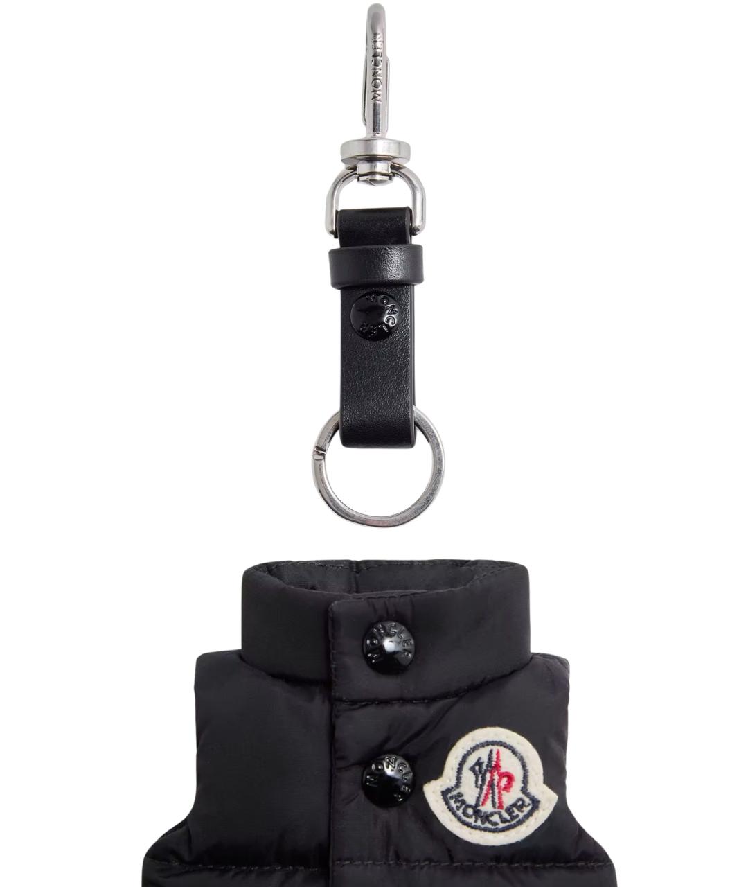 MONCLER Черный брелок, фото 3
