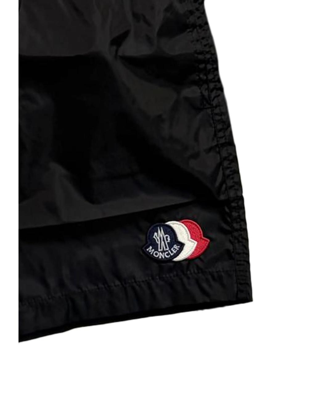 MONCLER Черные полиуретановые плавки, фото 2