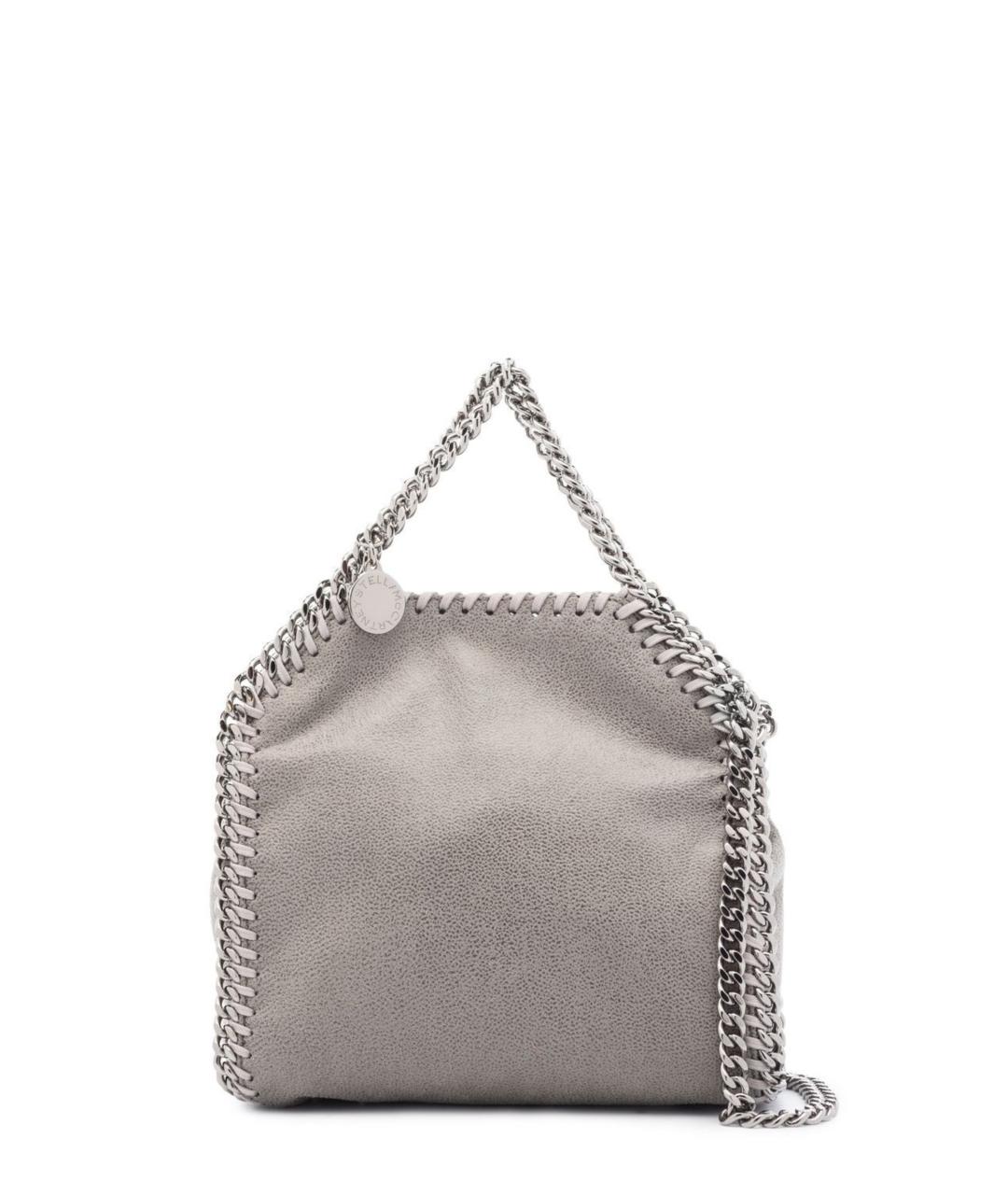 STELLA MCCARTNEY Серая сумка тоут из искусственной кожи, фото 1