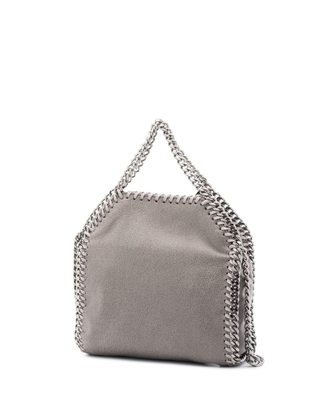 STELLA MCCARTNEY Серая сумка тоут из искусственной кожи, фото 2