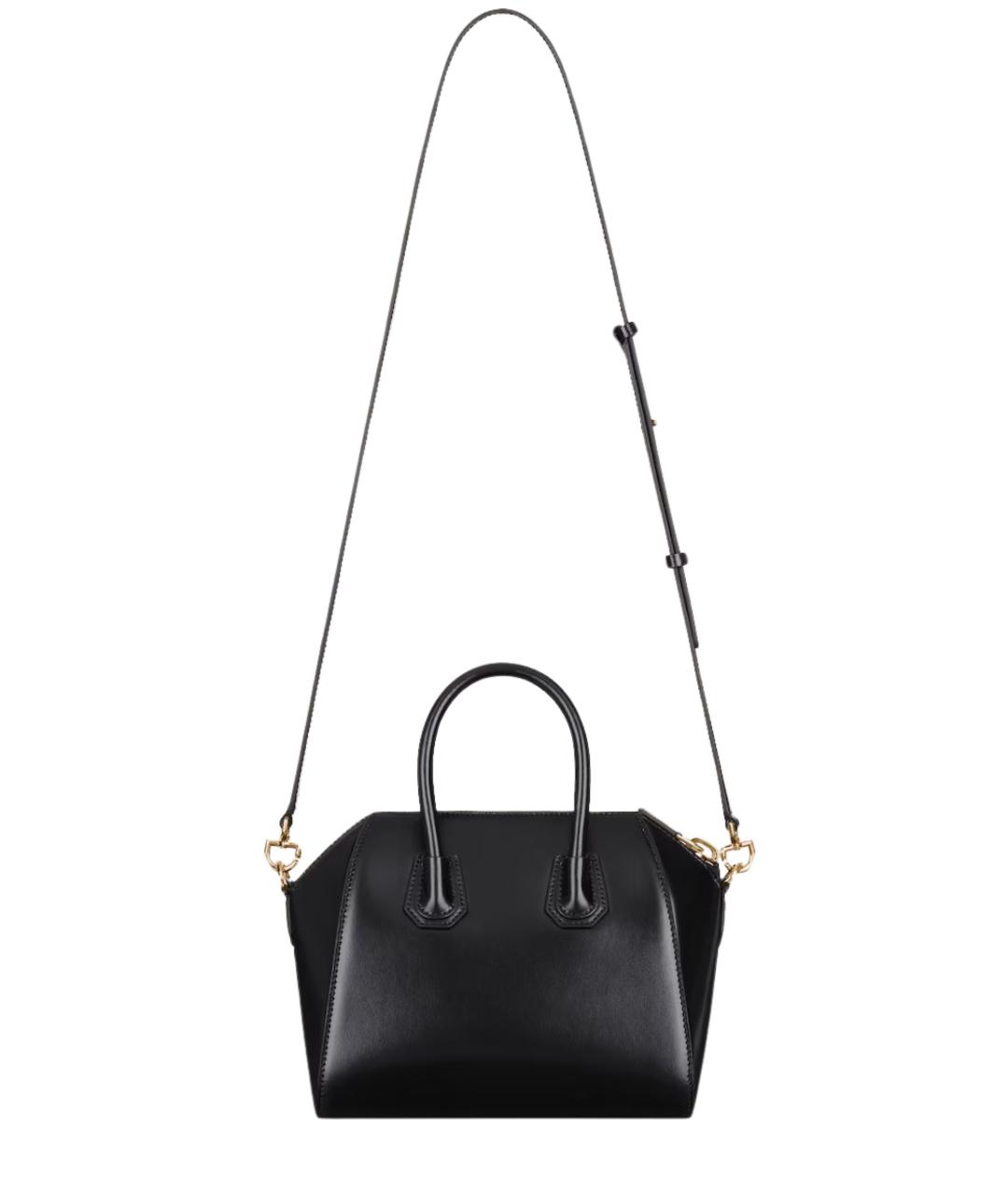 GIVENCHY Черная кожаная сумка тоут, фото 3