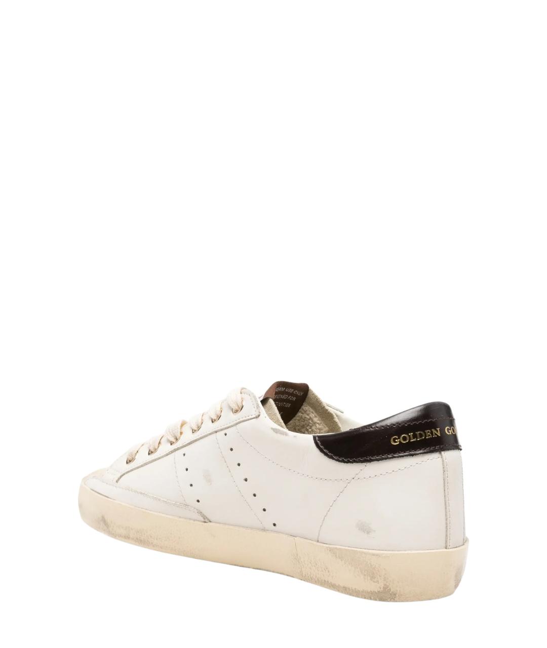GOLDEN GOOSE Белые кожаные кеды, фото 3