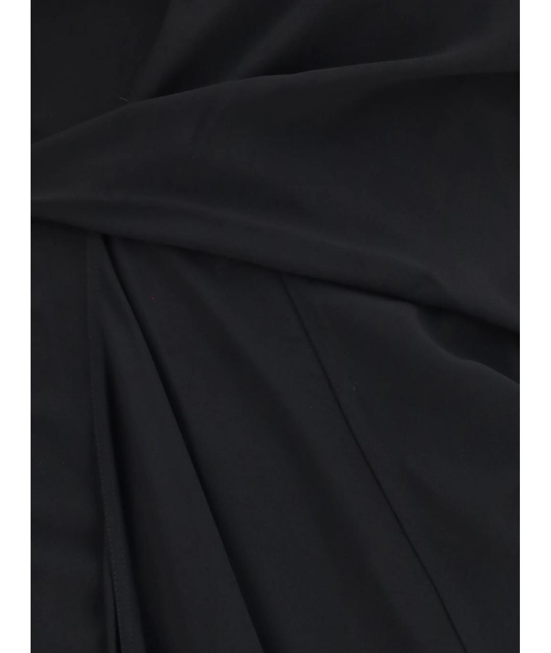 RICK OWENS Черное вискозное коктейльное платье, фото 3