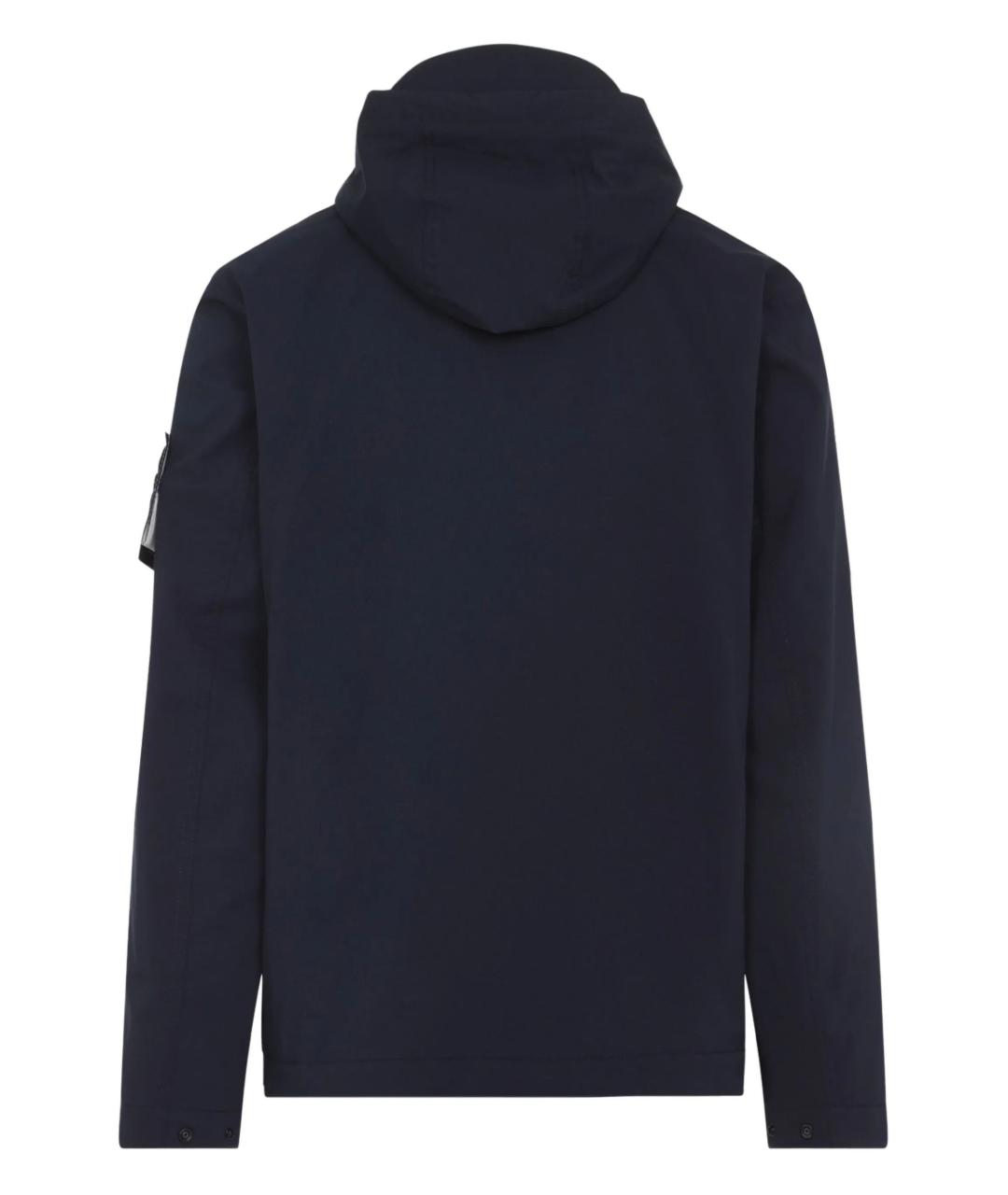 STONE ISLAND Темно-синяя полиэстеровая куртка, фото 2