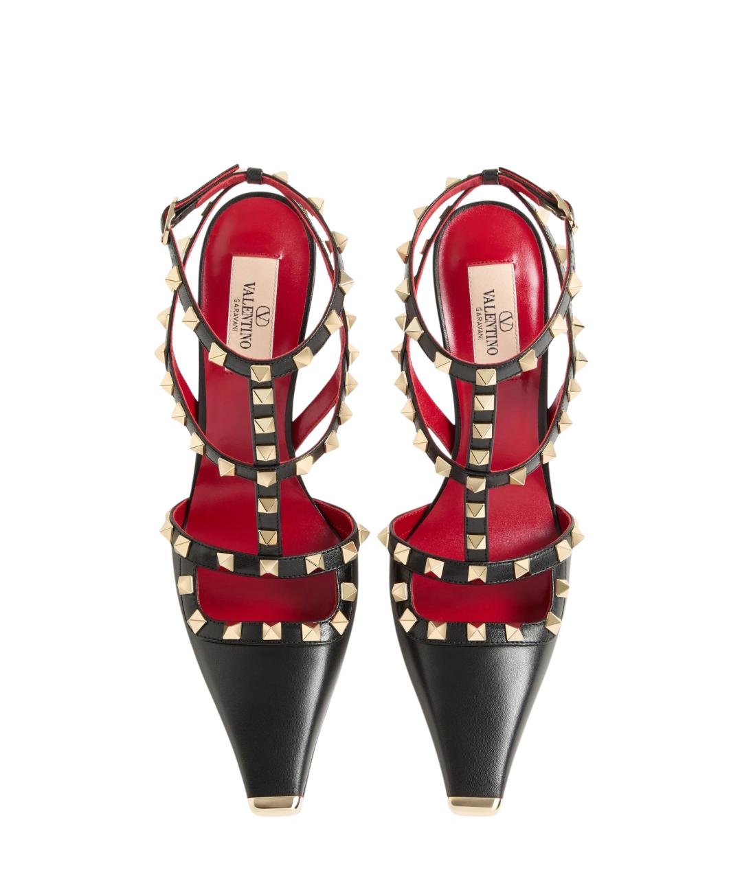 VALENTINO Черные кожаные туфли, фото 3