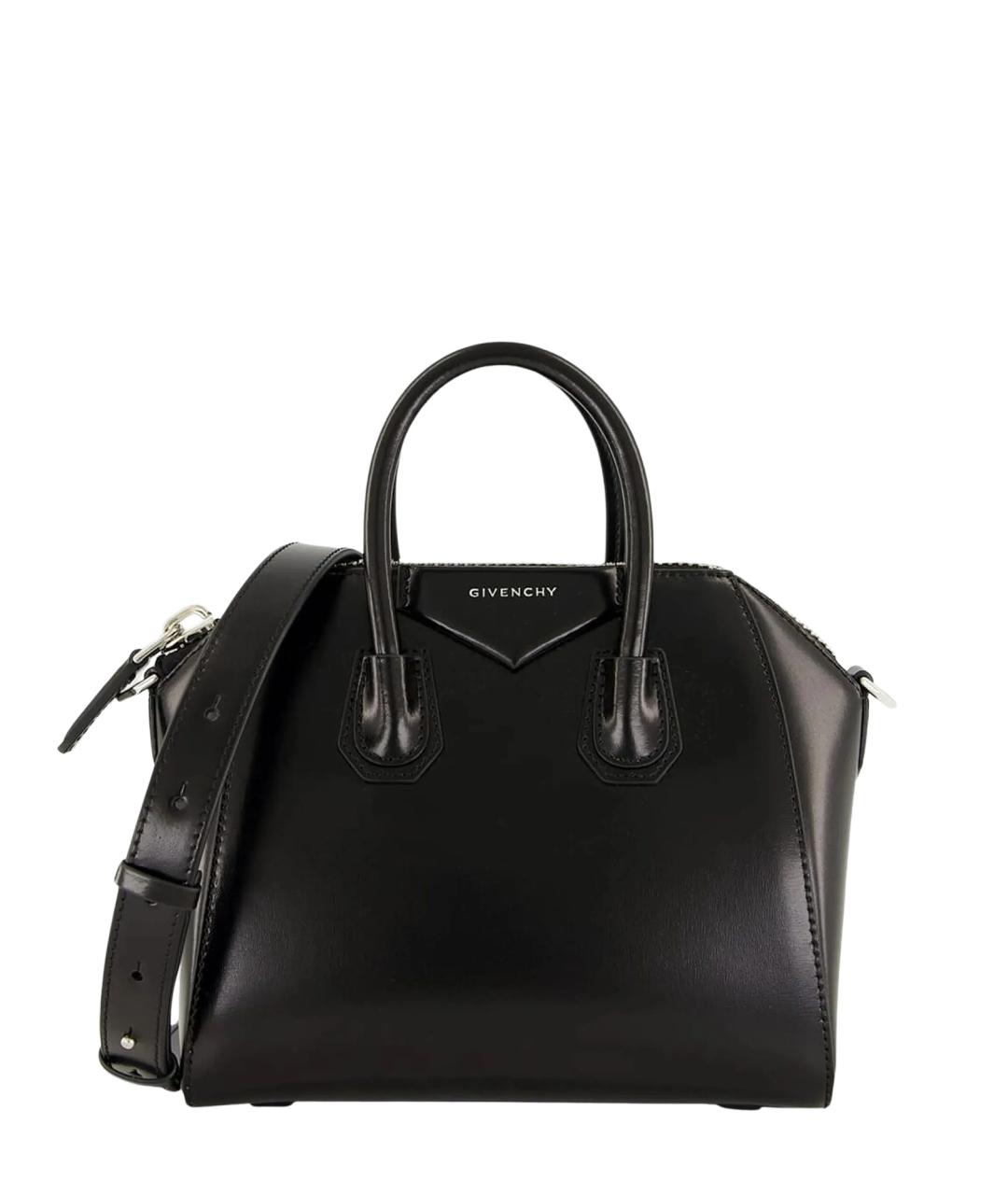 GIVENCHY Черная кожаная сумка тоут, фото 1