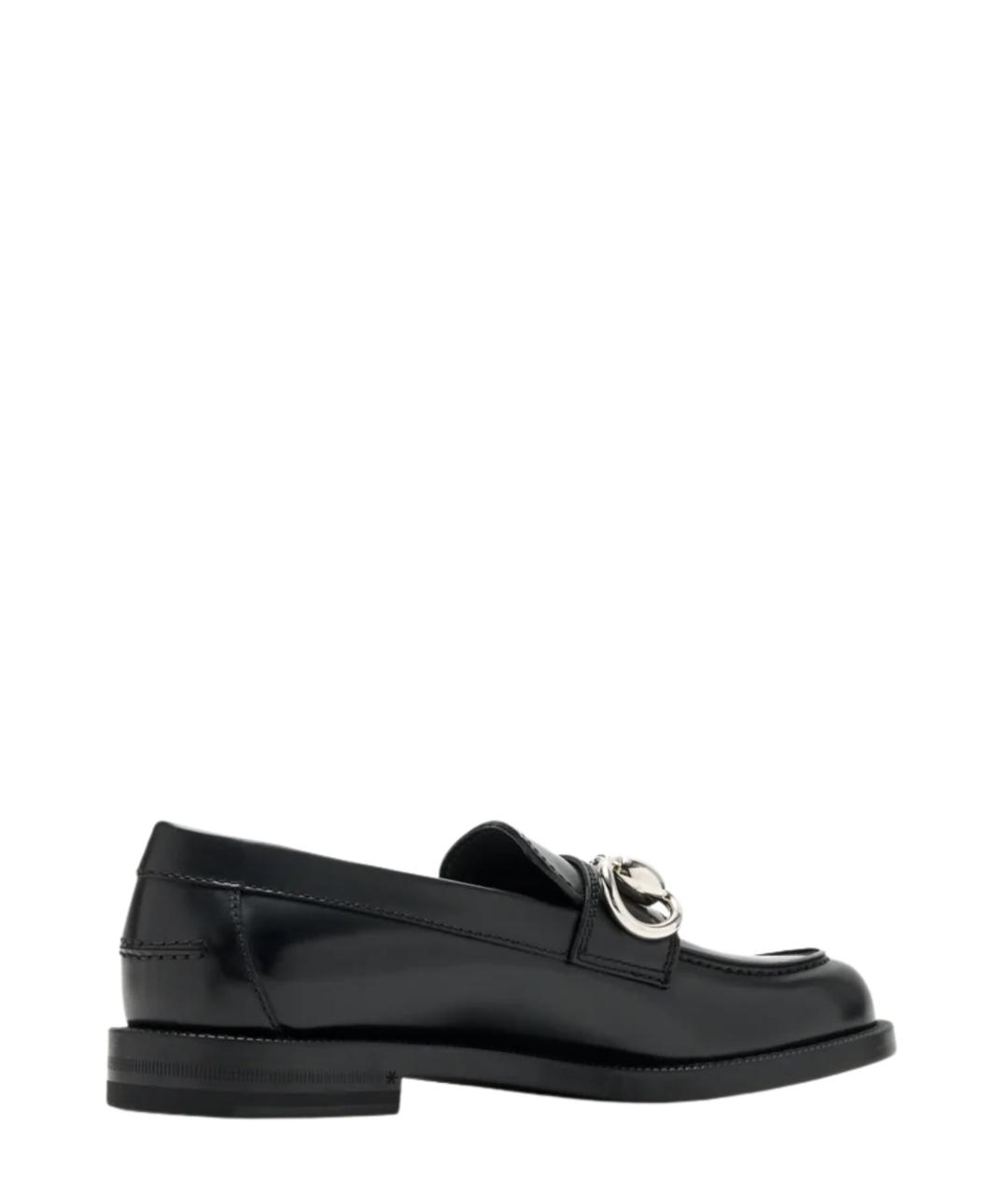 GUCCI Черные кожаные лоферы, фото 2