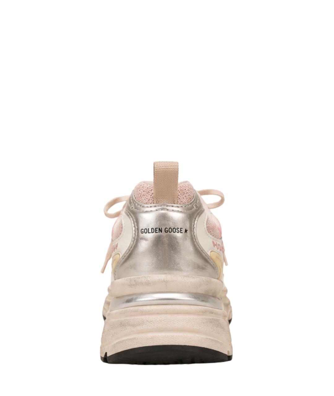 GOLDEN GOOSE Розовые синтетические кроссовки, фото 3