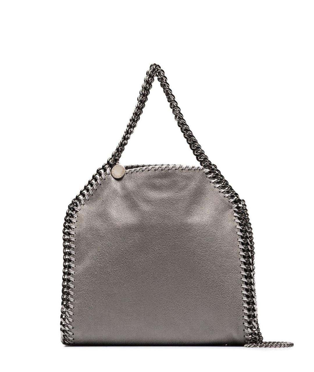 STELLA MCCARTNEY Серая сумка тоут из искусственной кожи, фото 1