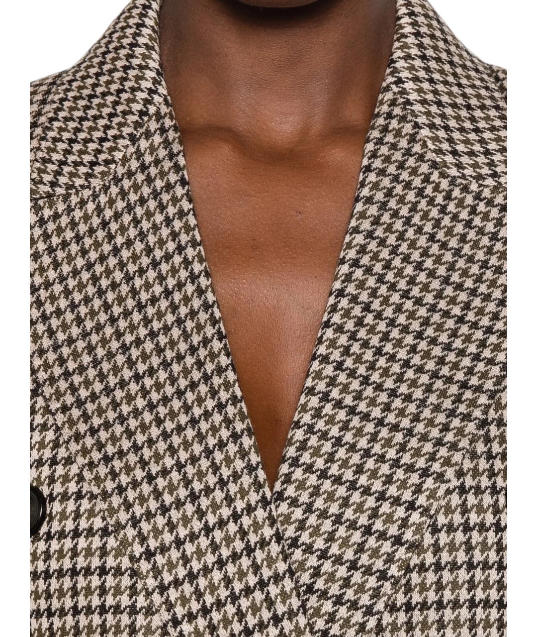 MAX MARA Мульти шерстяной жакет/пиджак, фото 4