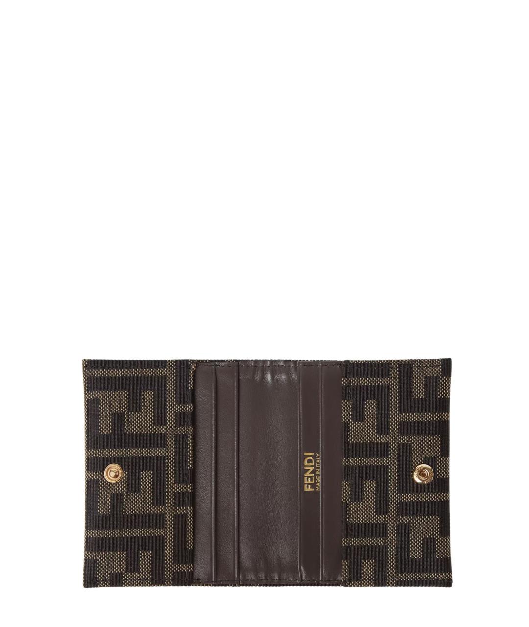 FENDI Коричневый кардхолдер, фото 3