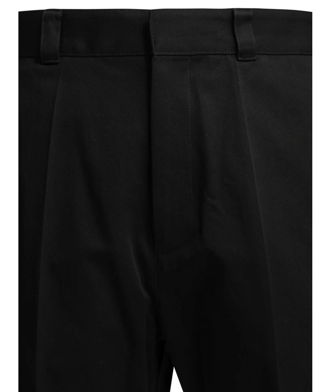 GIVENCHY Черные хлопковые повседневные брюки, фото 3
