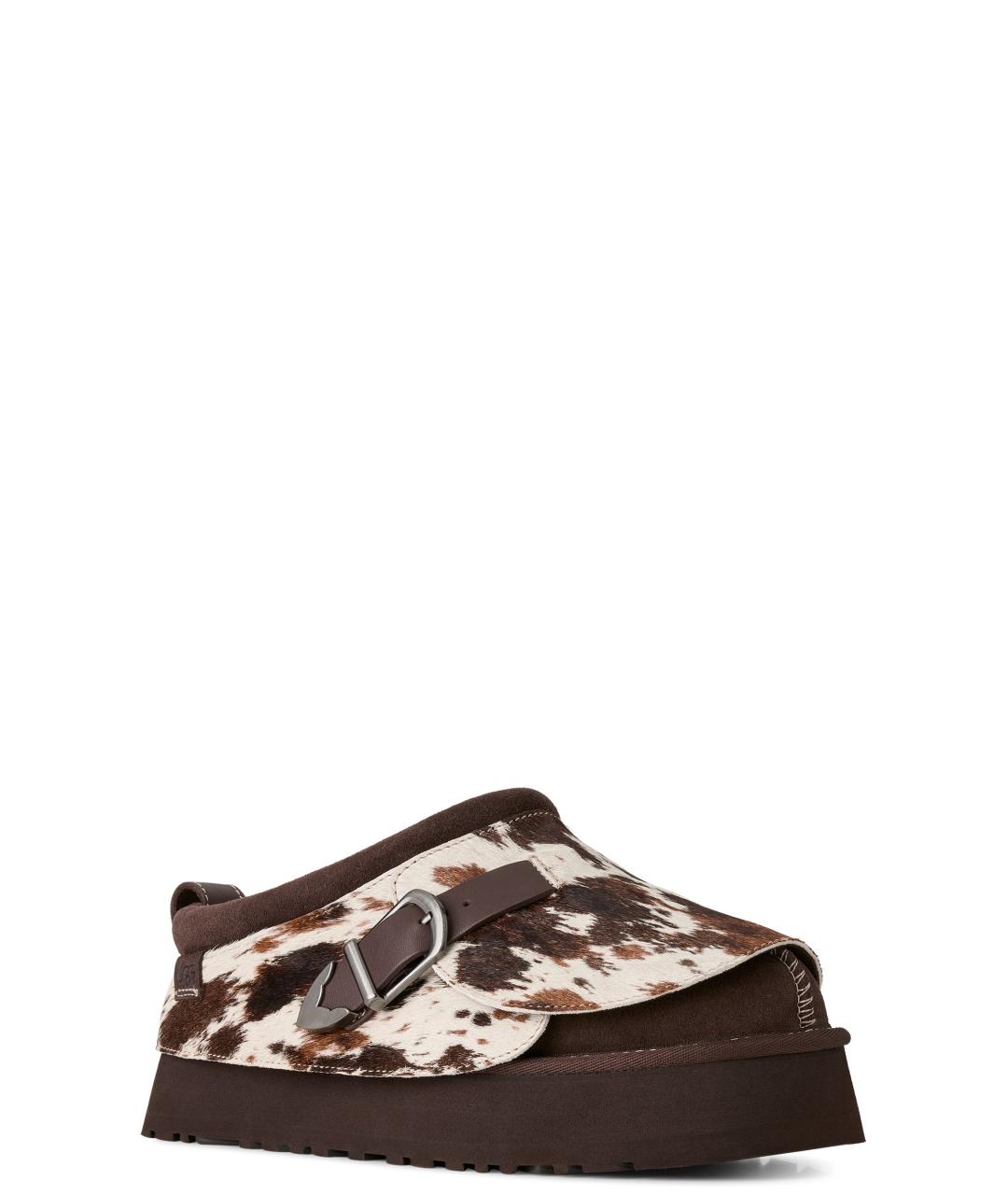 UGG Красные кожаные сабо, фото 2