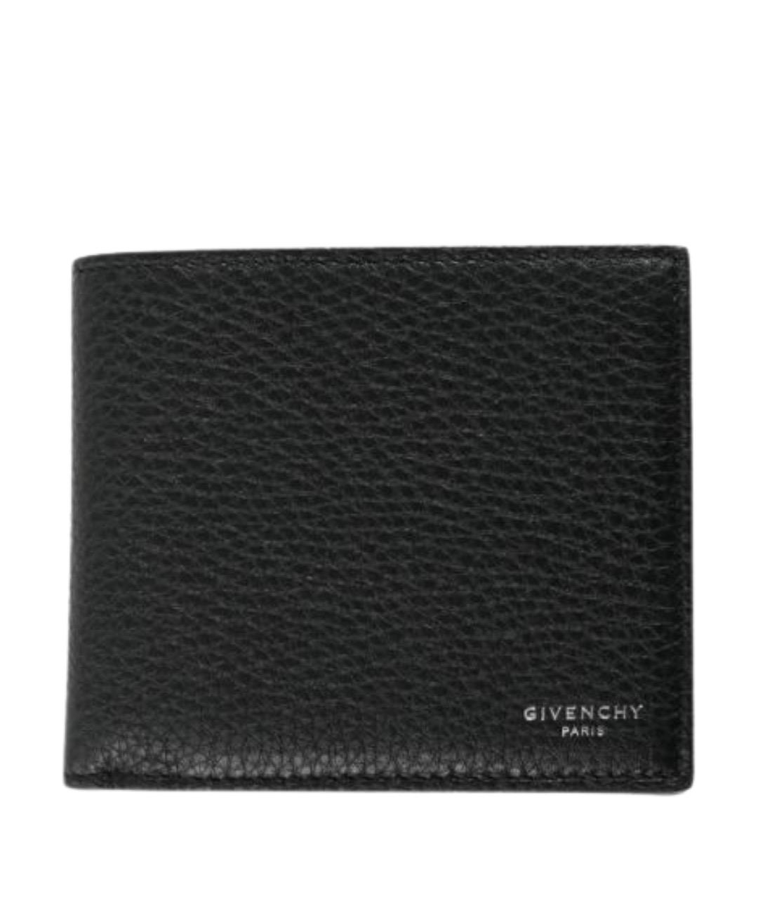 GIVENCHY Черный кожаный кошелек, фото 1