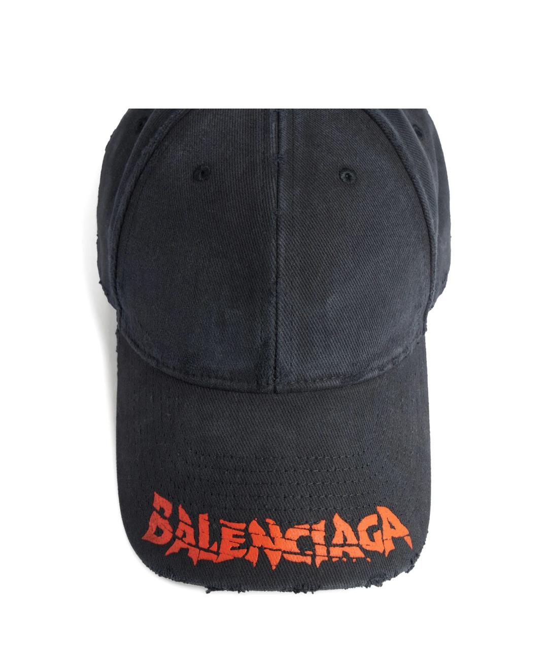 BALENCIAGA Черная хлопковая кепка/бейсболка, фото 4