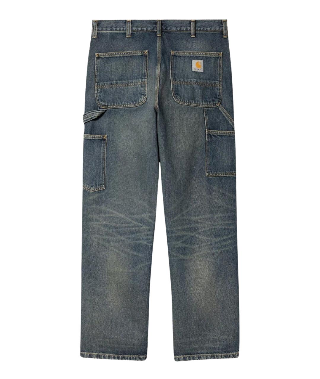 CARHARTT WIP Синие хлопковые джинсы, фото 2