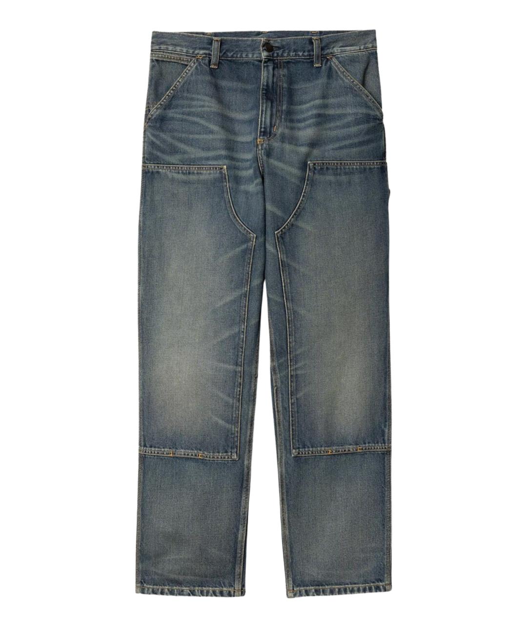 CARHARTT WIP Синие хлопковые джинсы, фото 1