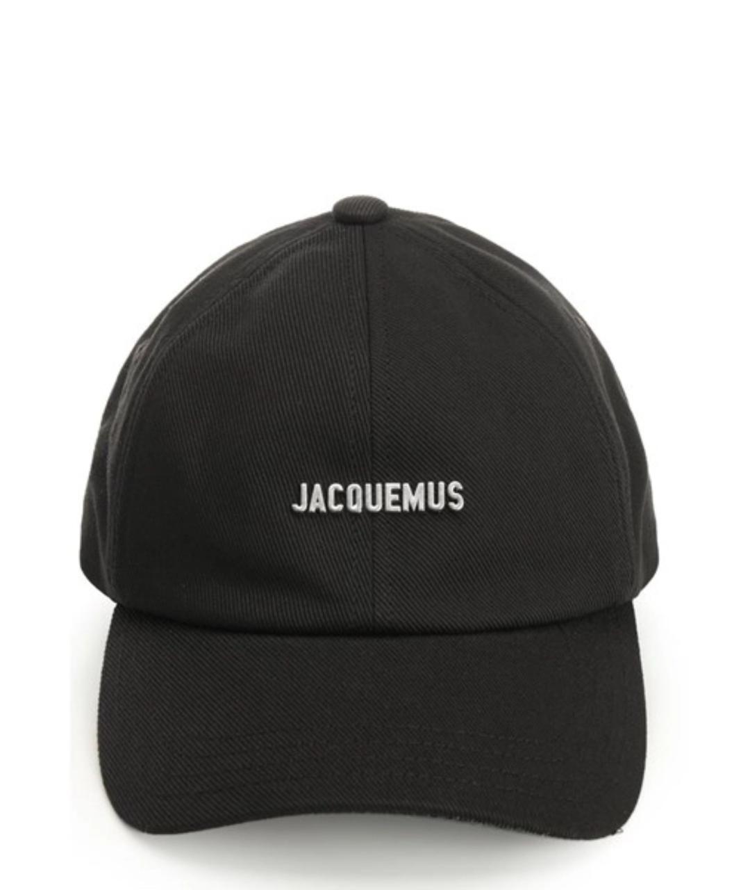 JACQUEMUS Черная хлопковая кепка/бейсболка, фото 2