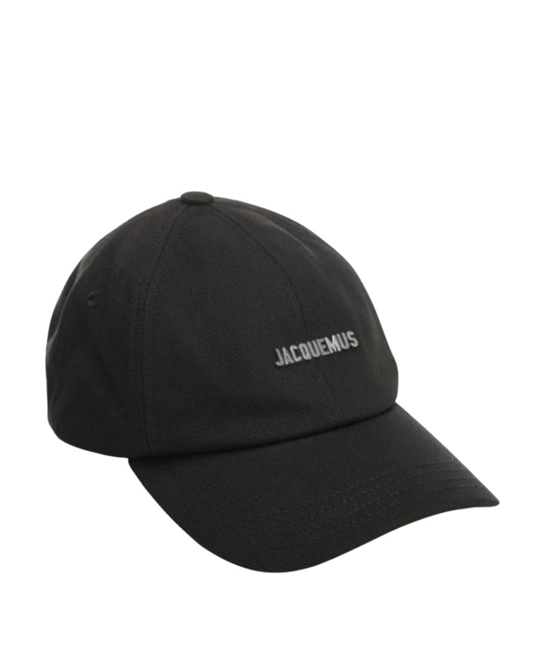 JACQUEMUS Черная хлопковая кепка/бейсболка, фото 1