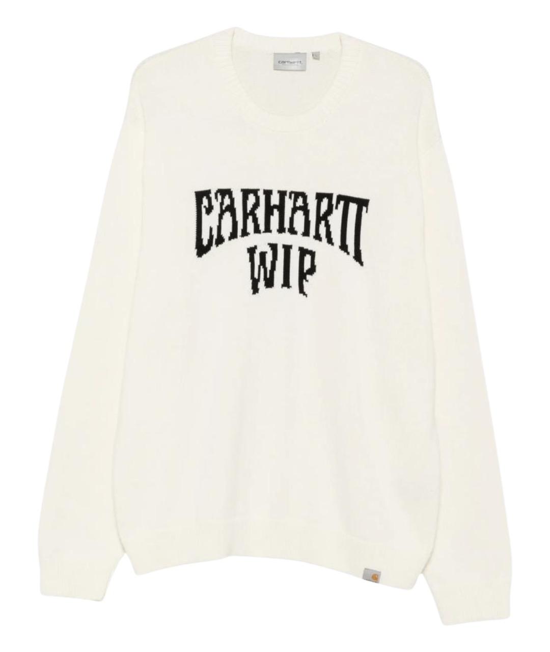 CARHARTT WIP Белый хлопковый джемпер / свитер, фото 1