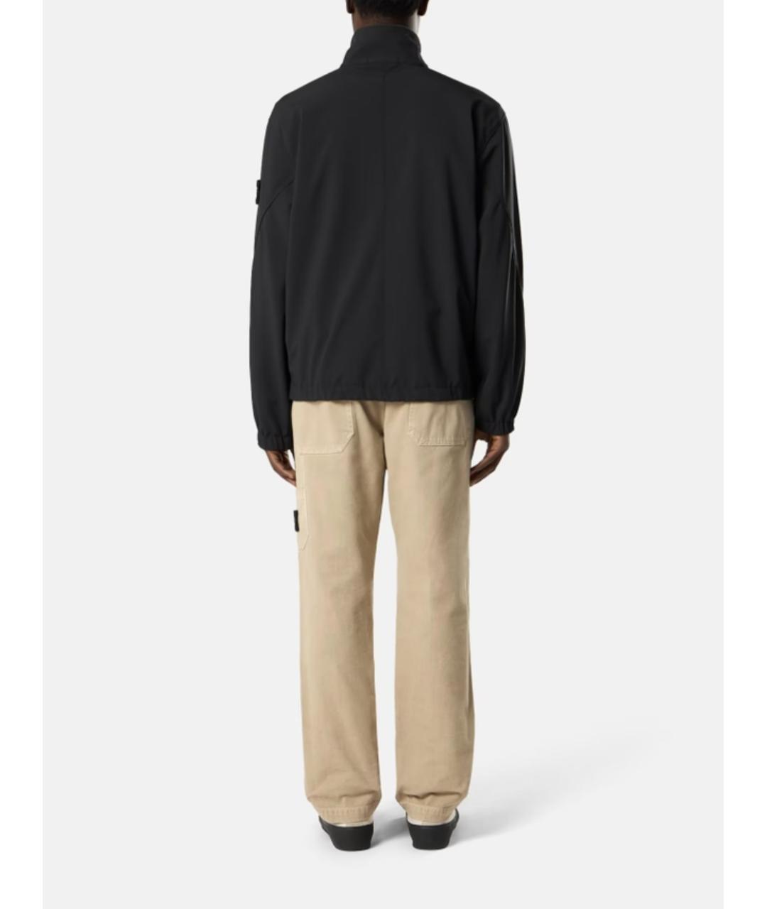 STONE ISLAND Черная полиамидовая куртка, фото 3