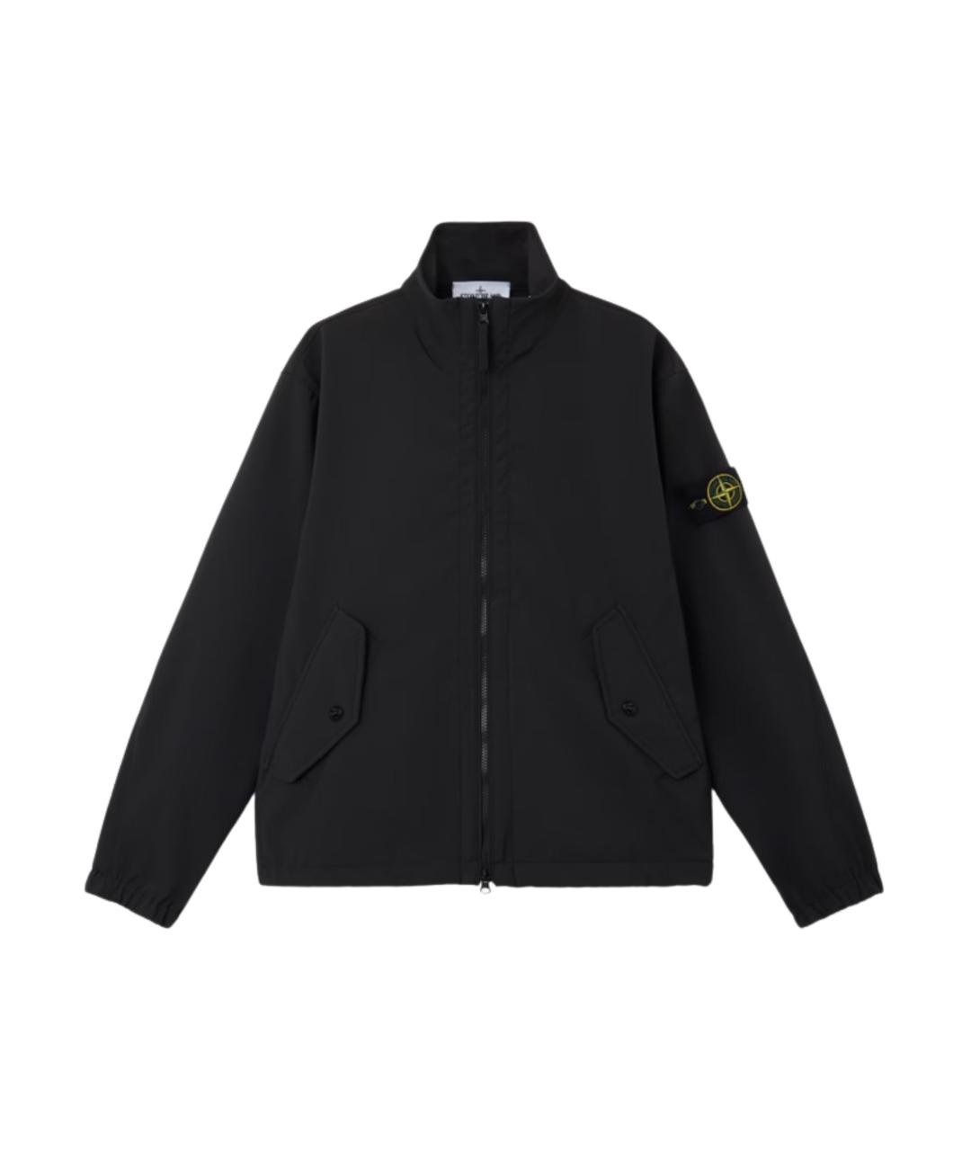 STONE ISLAND Черная полиамидовая куртка, фото 6