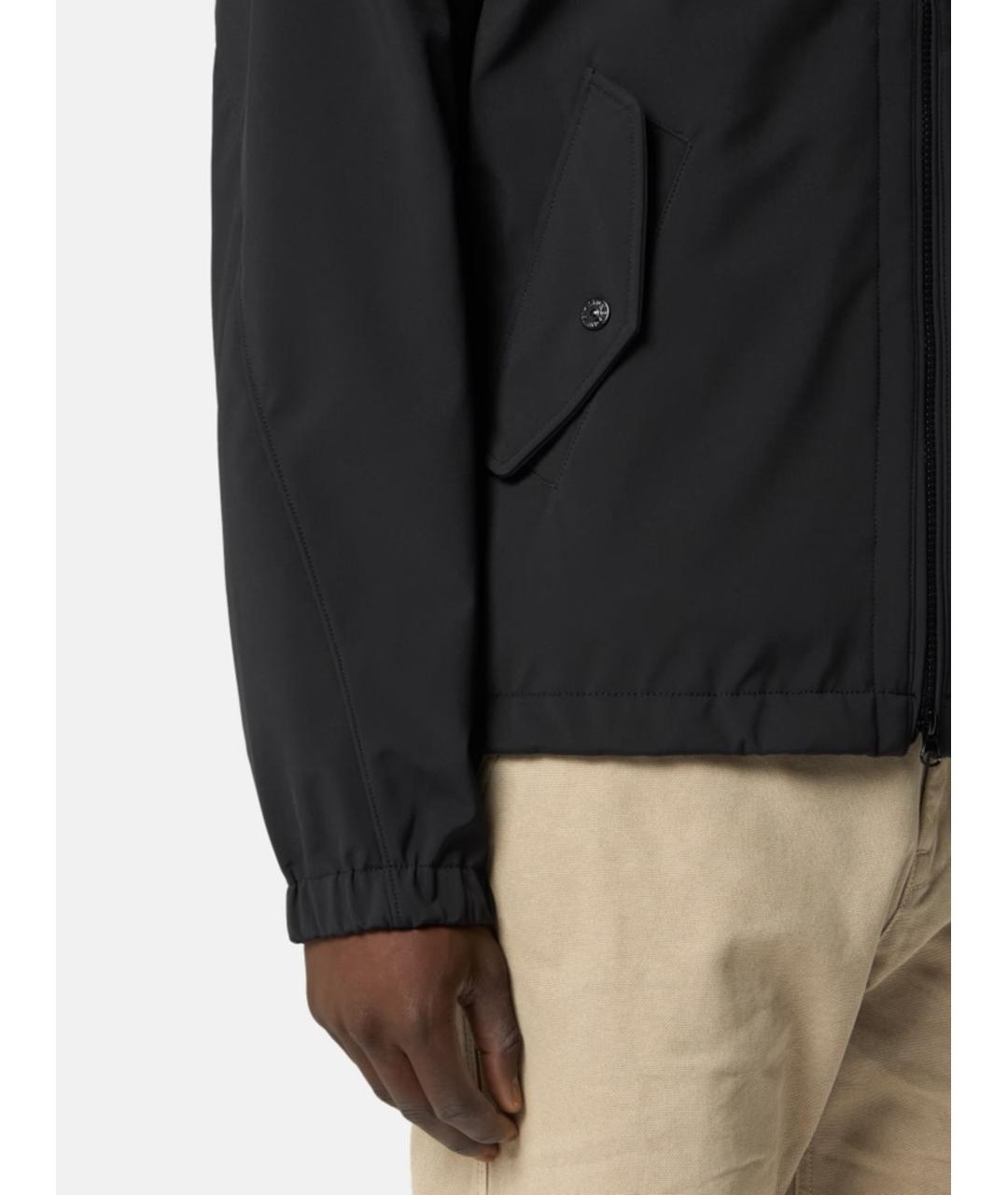 STONE ISLAND Черная полиамидовая куртка, фото 5