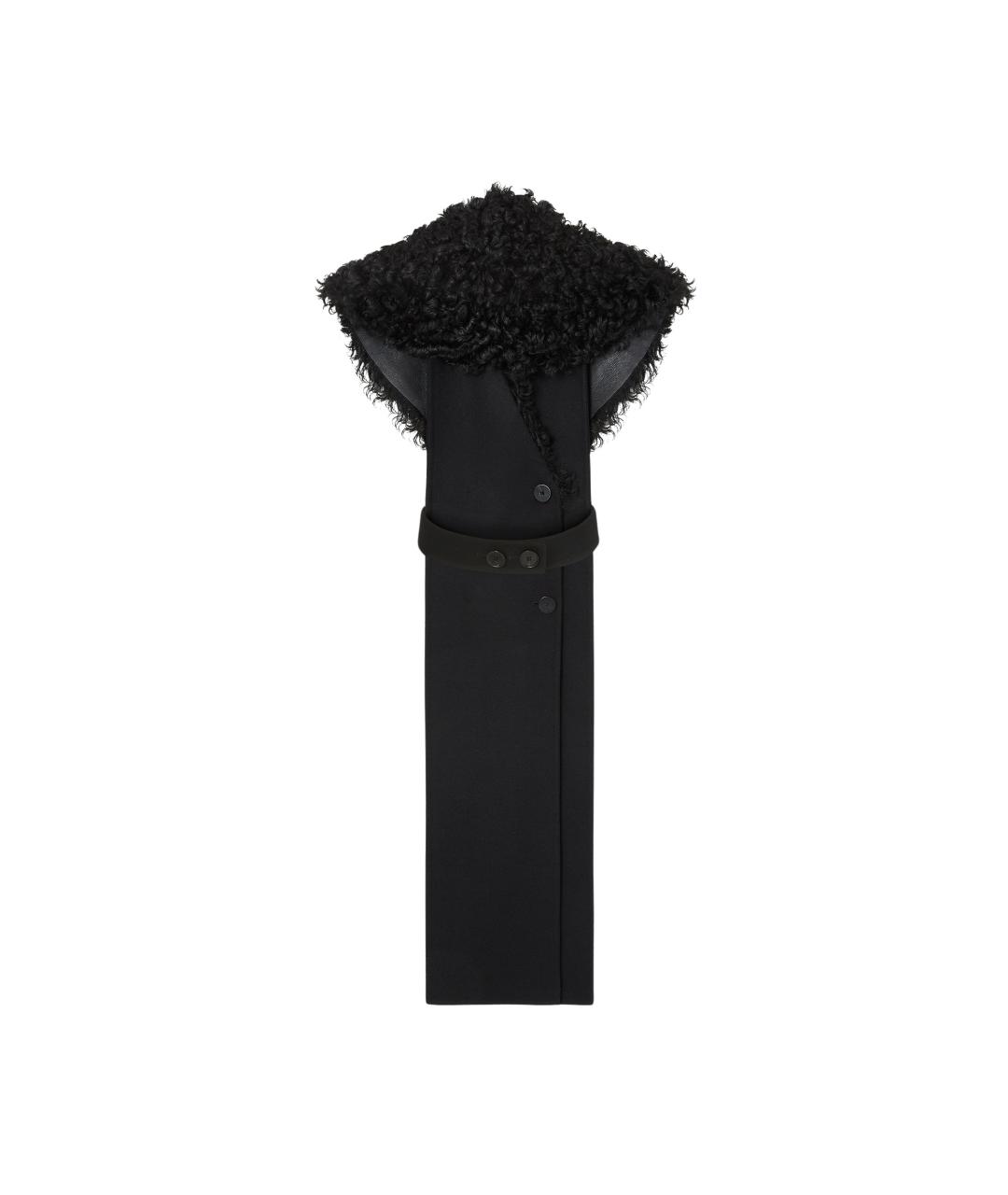 FENDI Черное шерстяное вечернее платье, фото 2