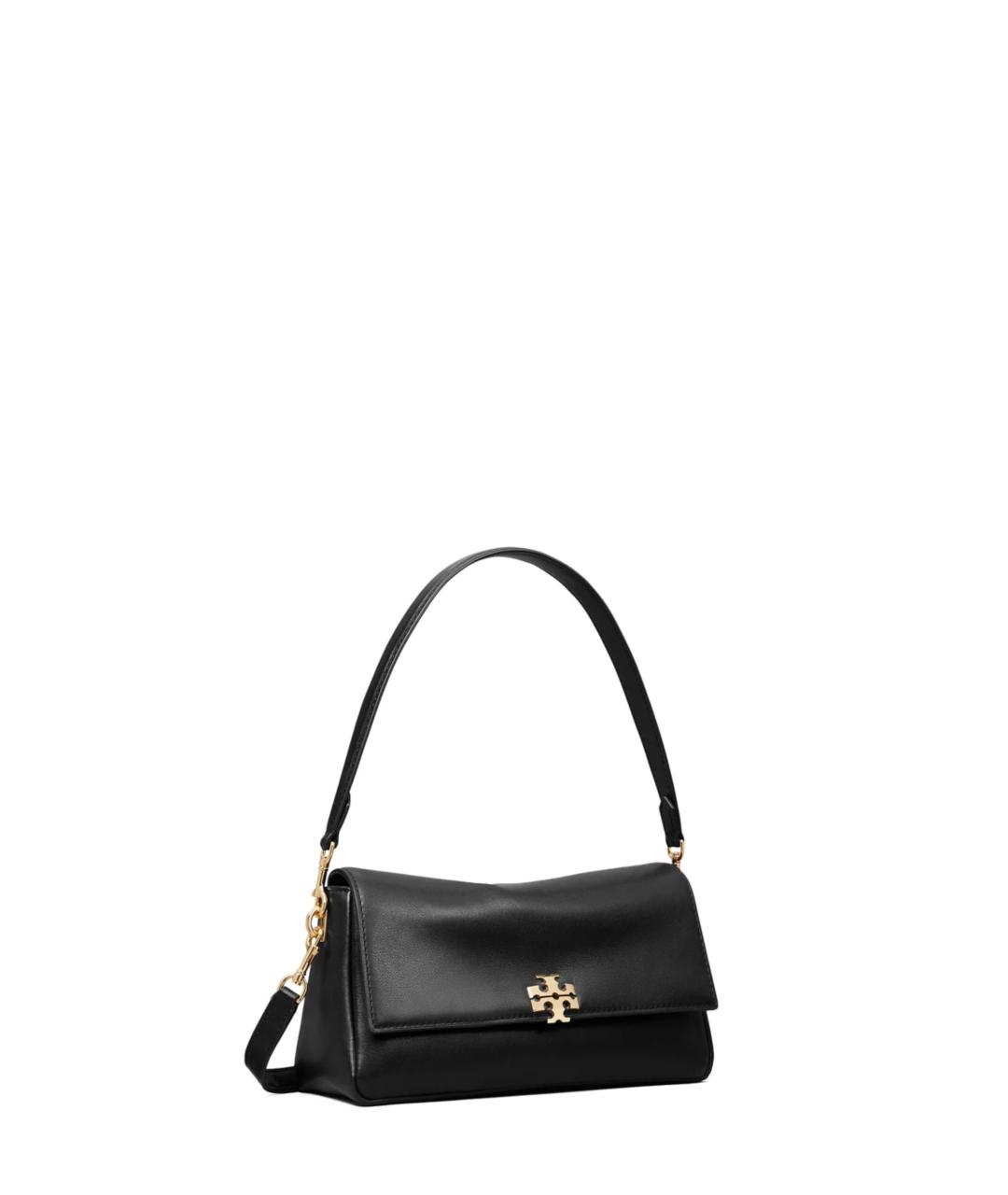 TORY BURCH Черная кожаная сумка через плечо, фото 2