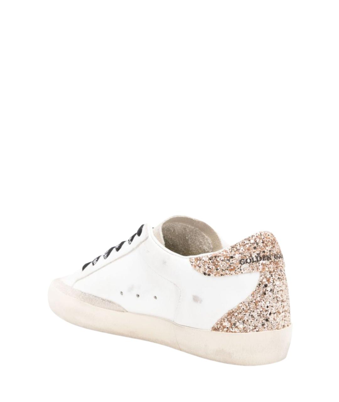 GOLDEN GOOSE Белые кожаные кеды, фото 3