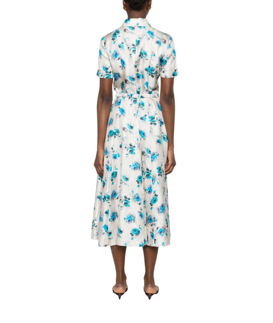 TORY BURCH Мульти шелковое повседневное платье, фото 3
