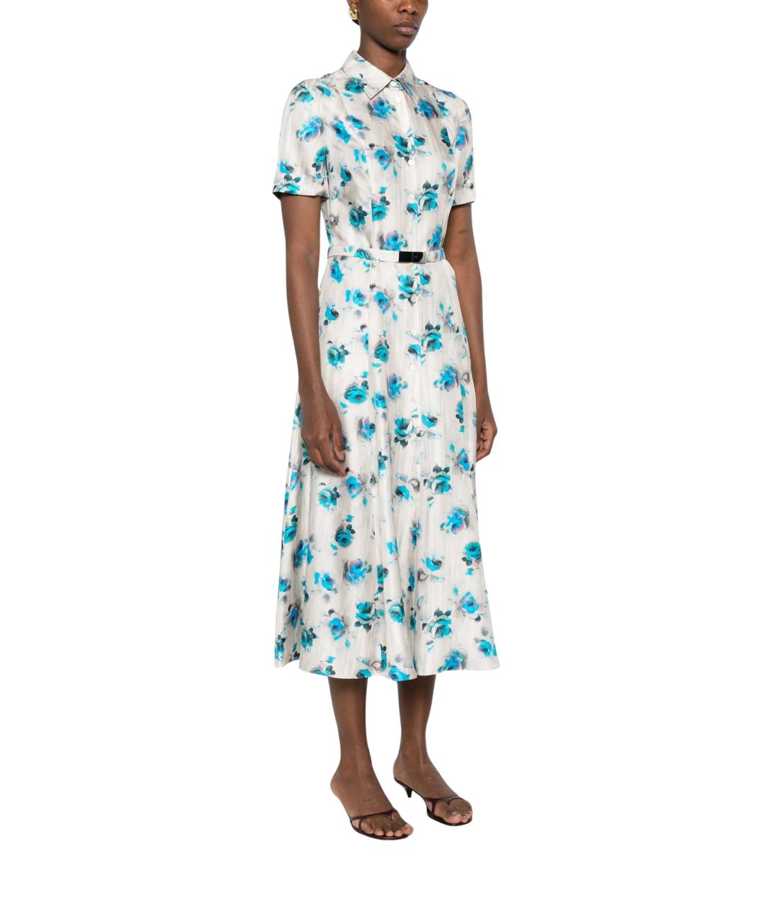 TORY BURCH Мульти шелковое повседневное платье, фото 2