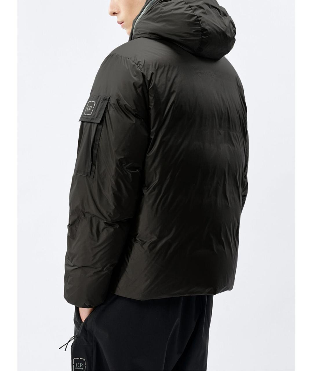 CP COMPANY Черный полиамидовый пуховик, фото 3