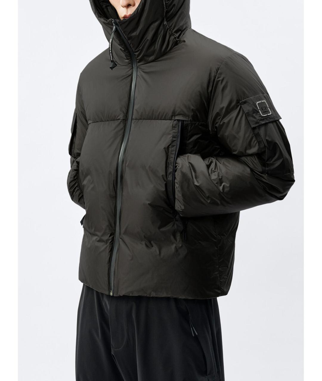 CP COMPANY Черный полиамидовый пуховик, фото 2