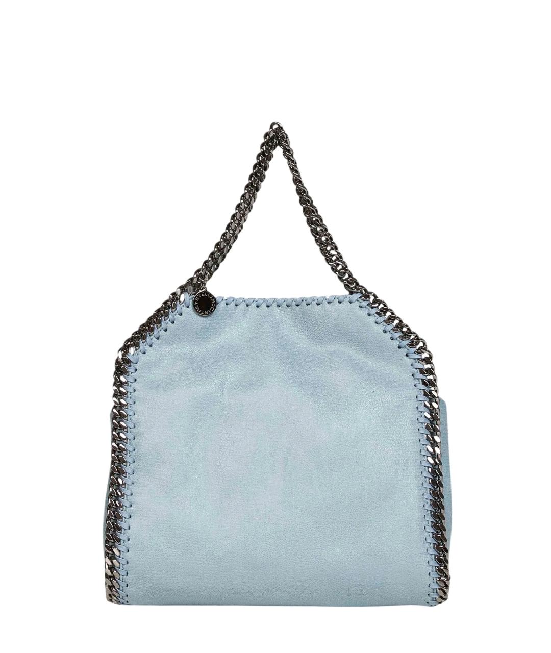 STELLA MCCARTNEY Голубая сумка тоут из искусственной кожи, фото 4