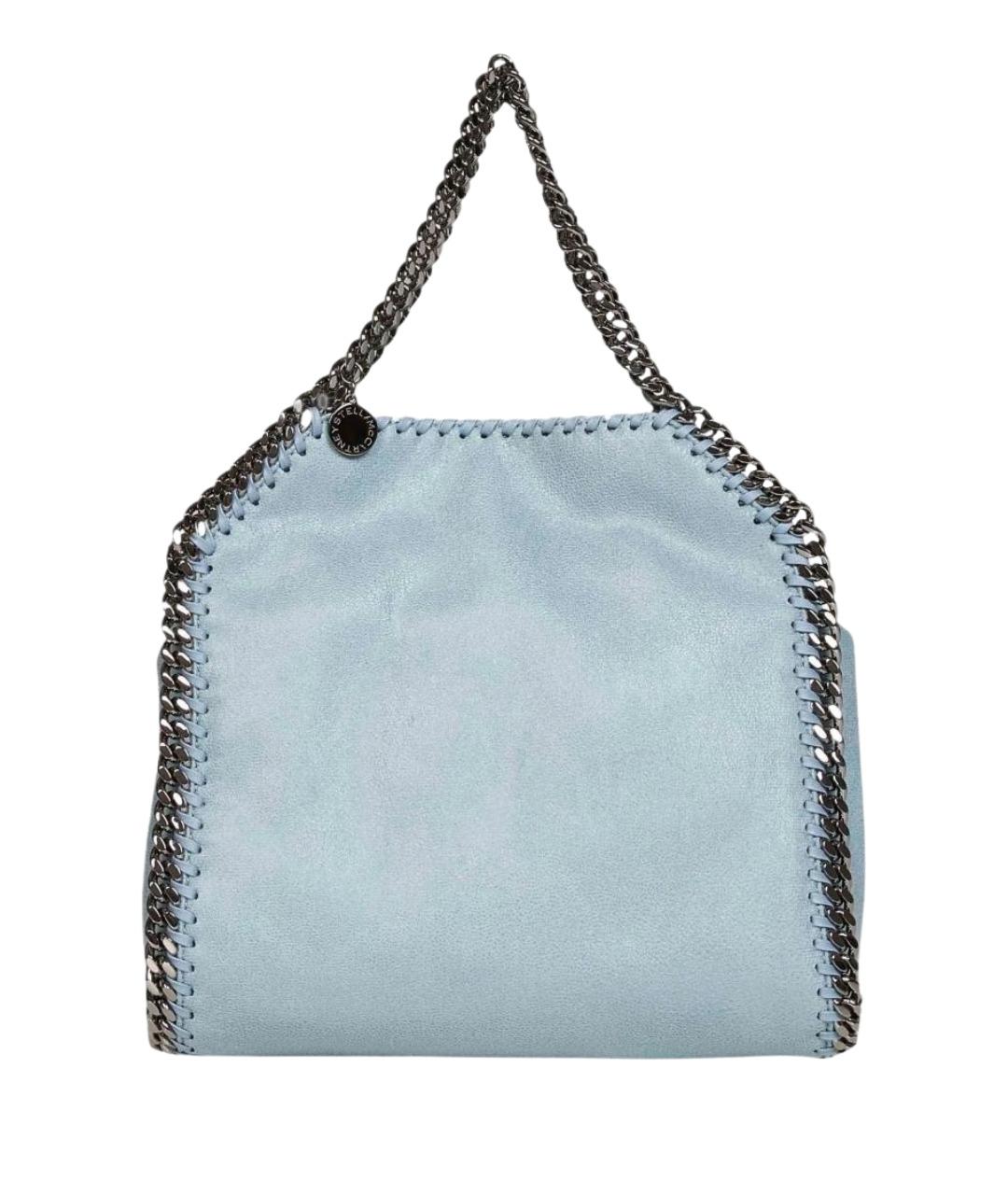 STELLA MCCARTNEY Голубая сумка тоут из искусственной кожи, фото 1