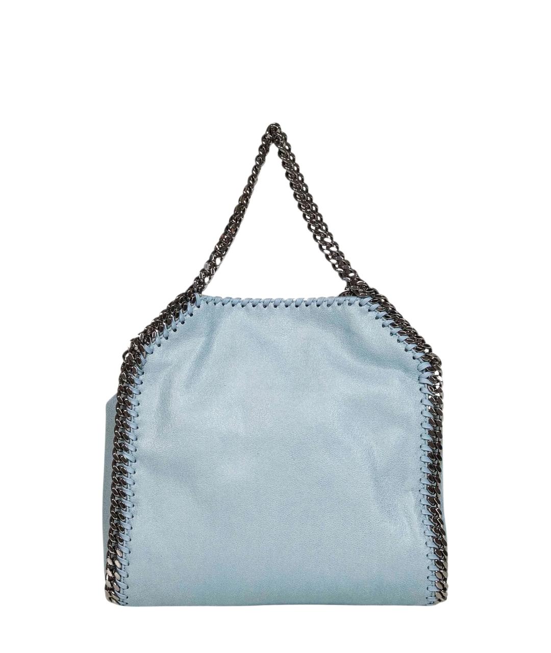 STELLA MCCARTNEY Голубая сумка тоут из искусственной кожи, фото 3
