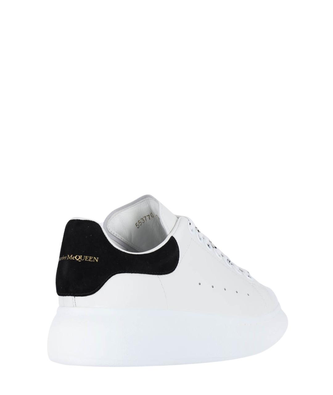 ALEXANDER MCQUEEN Белые кожаные кеды, фото 4