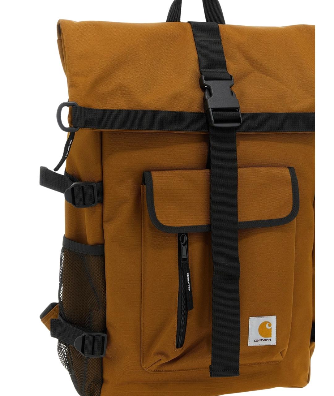 CARHARTT WIP Коричневый тканевый рюкзак, фото 2