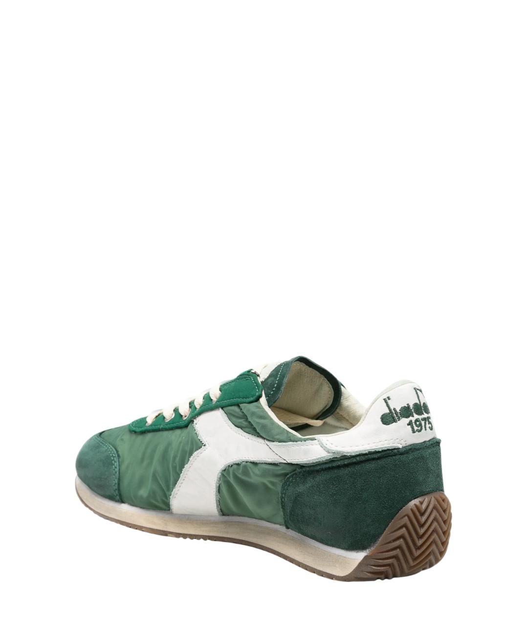 DIADORA HERITAGE Зеленые замшевые низкие кроссовки / кеды, фото 3