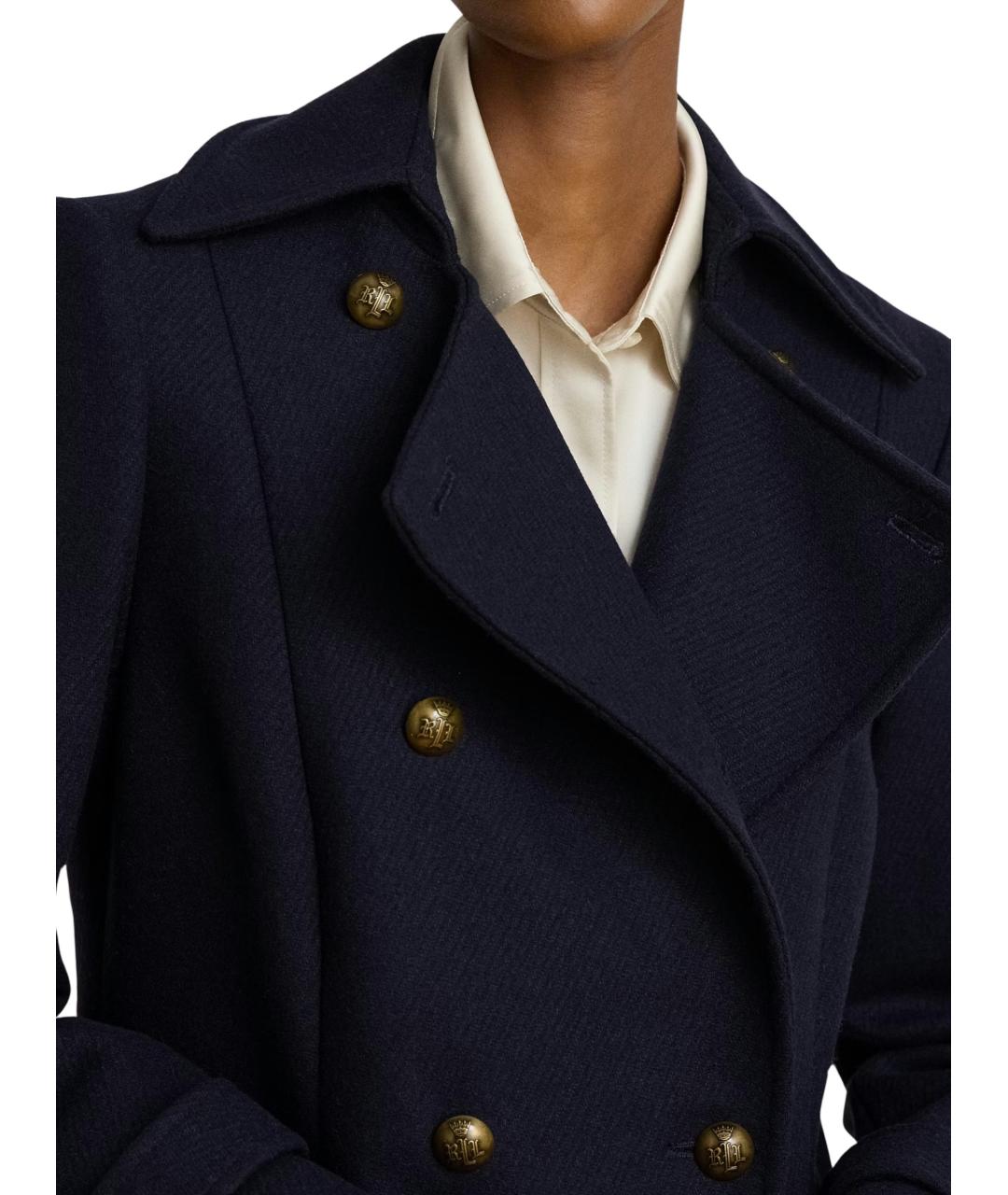 RALPH LAUREN Синее пальто, фото 4