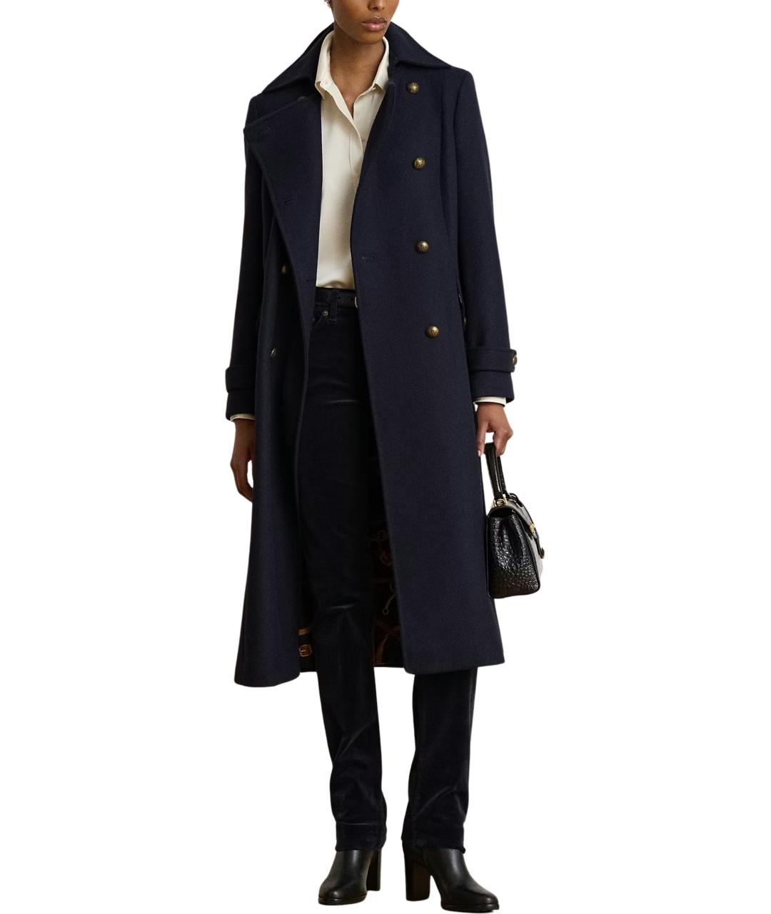RALPH LAUREN Синее пальто, фото 2