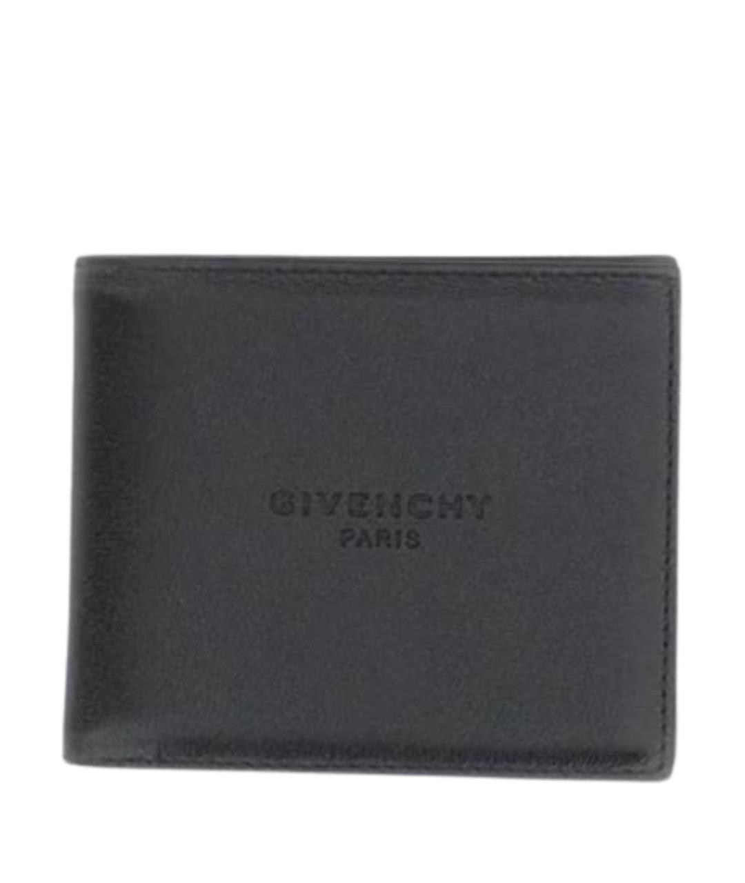 GIVENCHY Черный кожаный кошелек, фото 1