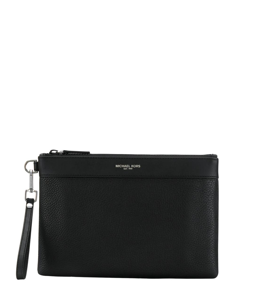 MICHAEL KORS Черная кожаная папка для документов, фото 1