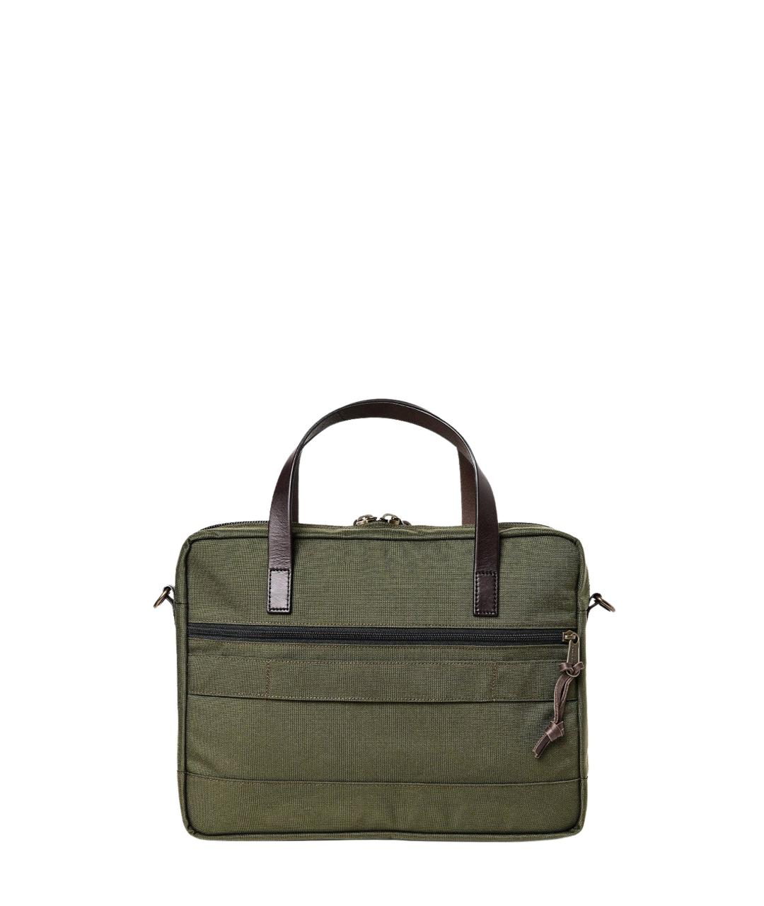 FILSON Зеленый тканевый портфель, фото 2
